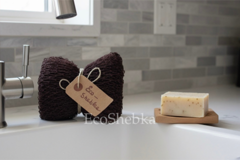 ecoshebka_copy-right Sustainable recycled eco-friendly sponge visual